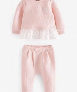 Baker By Ted Baker Pink Quilted Set