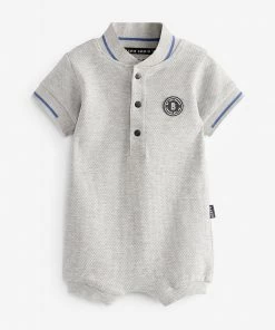 Baker By Ted Baker Grey Bomber Romper