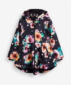 Baker By Ted Baker Navy Floral Rain Mac -Baker by Ted Baker shop unnamed file 1020 scaled