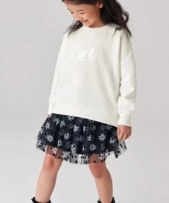 Baker By Ted Baker Mesh Sweater And Skirt Set