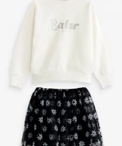 Baker By Ted Baker Mesh Sweater And Skirt Set -Baker by Ted Baker shop unnamed file 1029