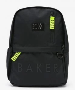 Baker By Ted Baker Black Backpack -Baker by Ted Baker shop unnamed file 1045