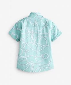 Baker By Ted Baker Blue Shirt And T-Shirt Set -Baker by Ted Baker shop unnamed file 1052 scaled