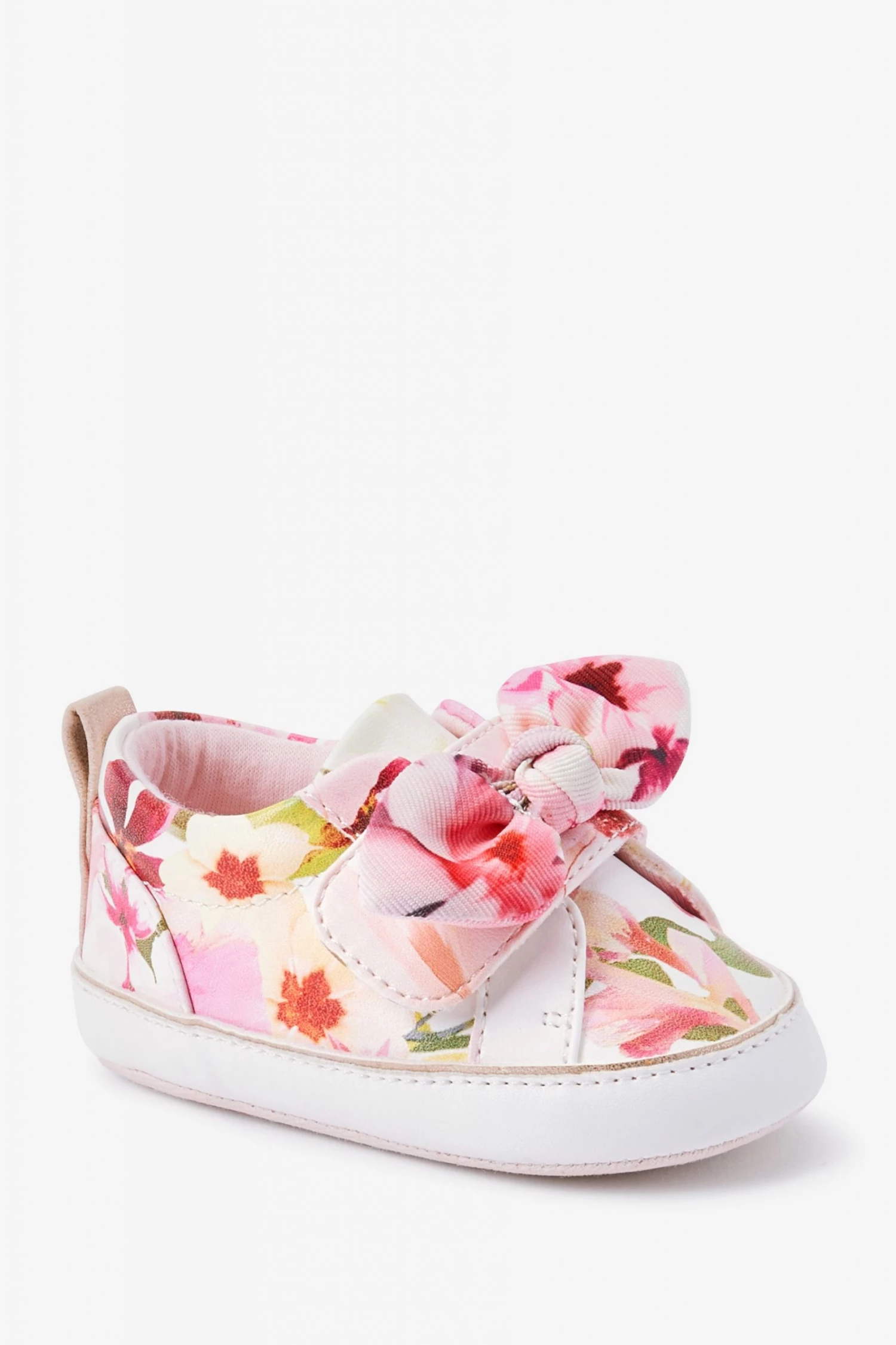 Baker By Ted Baker White Floral Trainer Padders 2 Baker By Ted Baker White Floral Trainer Padders - Image 2