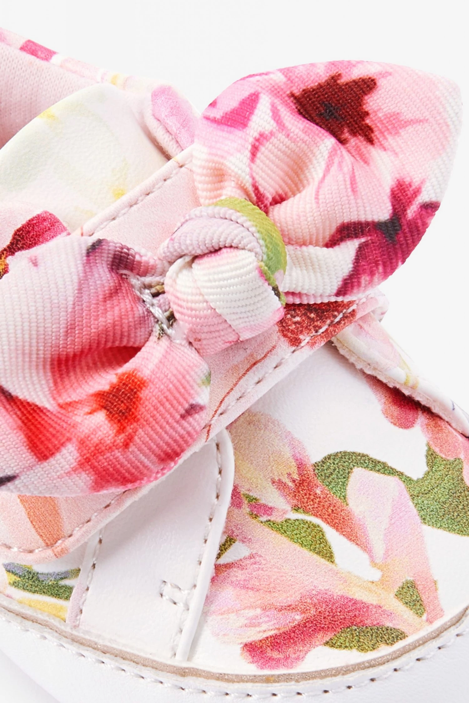 Baker By Ted Baker White Floral Trainer Padders 5 Baker By Ted Baker White Floral Trainer Padders - Image 5