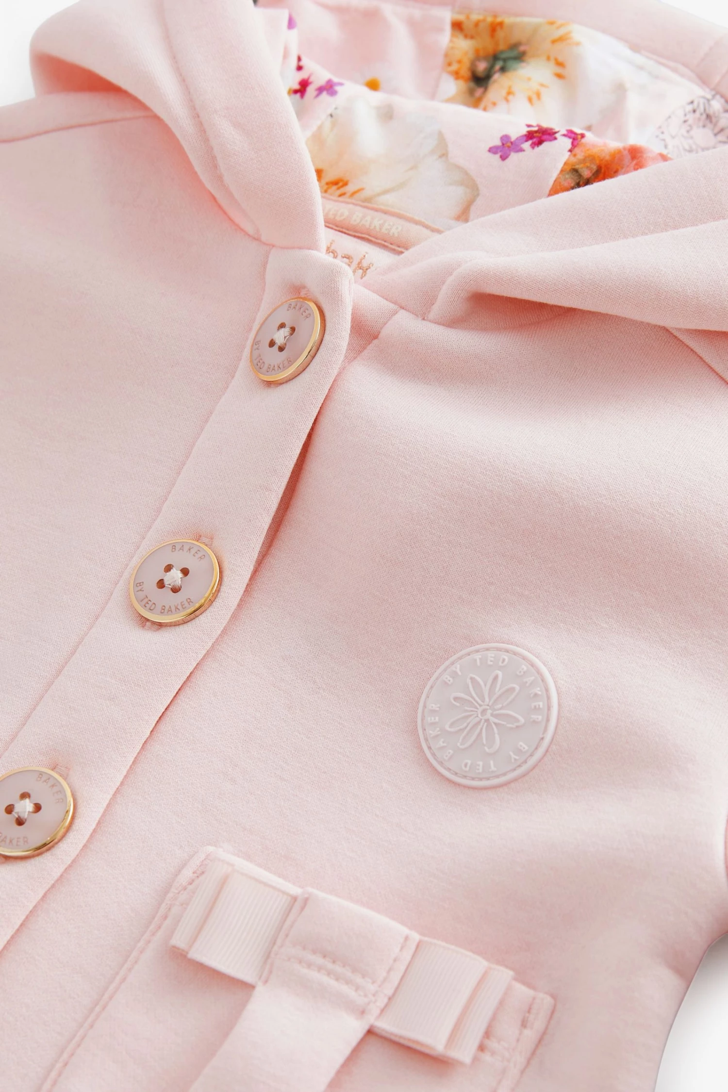 Baker By Ted Baker Pink Scuba Jacket 3 Baker By Ted Baker Pink Scuba Jacket - Image 3