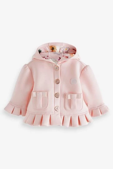 Baker By Ted Baker Pink Scuba Jacket 4 Baker By Ted Baker Pink Scuba Jacket - Image 4