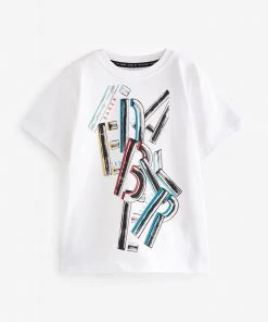 Baker By Ted Baker White One Letter Shirt