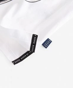 Baker By Ted Baker White One Letter Shirt -Baker by Ted Baker shop unnamed file 1074 scaled