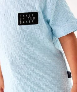 Baker By Ted Baker Basket Weave T-Shirt -Baker by Ted Baker shop unnamed file 1107 scaled