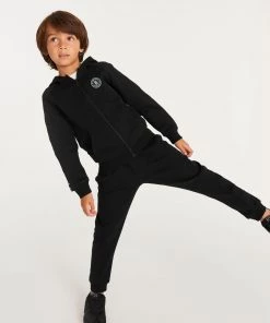 Baker By Ted Baker Black Panelled Hoodie -Baker by Ted Baker shop unnamed file 1172 scaled