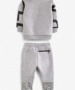 Baker By Ted Baker Grey Logo Tracksuit -Baker by Ted Baker shop unnamed file 118 scaled
