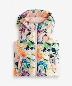 Baker By Ted Baker Cream Printed Gilet -Baker by Ted Baker shop unnamed file 1221 scaled