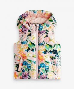 Baker By Ted Baker Cream Printed Gilet -Baker by Ted Baker shop unnamed file 1224