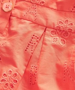 Baker By Ted Baker Girls Orange Broderie Playsuit -Baker by Ted Baker shop unnamed file 1241 scaled