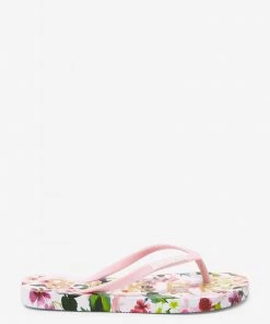 Baker By Ted Baker Pink Floral Flip Flops