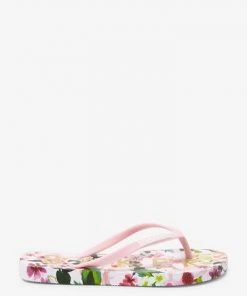 Baker By Ted Baker Pink Floral Flip Flops -Baker by Ted Baker shop unnamed file 1248