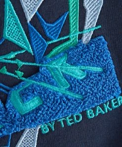 Baker By Ted Baker Navy Blue Lion Short Sleeve T-Shirt -Baker by Ted Baker shop unnamed file 1281 scaled