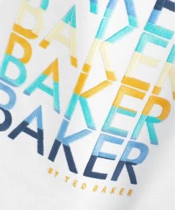 Baker By Ted Baker White Graphic Short Sleeve T-Shirt -Baker by Ted Baker shop unnamed file 1285 scaled