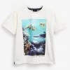 Baker By Ted Baker White Turtle Graphic T-Shirt