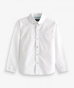 Baker By Ted Baker White Oxford Shirt -Baker by Ted Baker shop unnamed file 1300