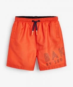 Baker By Ted Baker Orange Swim Shorts -Baker by Ted Baker shop unnamed file 1311