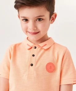Baker By Ted Baker Orange Polo Shirt -Baker by Ted Baker shop unnamed file 1314 scaled