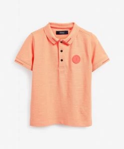Baker By Ted Baker Orange Polo Shirt -Baker by Ted Baker shop unnamed file 1315 scaled