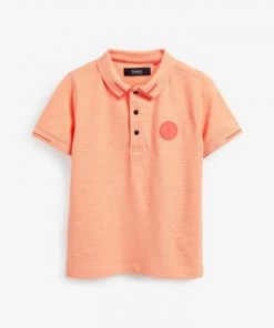 Baker By Ted Baker Orange Polo Shirt -Baker by Ted Baker shop unnamed file 1318