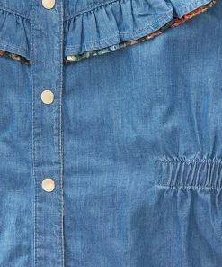 Baker By Ted Baker Blue Chambray Blouse And Leggings Set -Baker by Ted Baker shop unnamed file 133 scaled