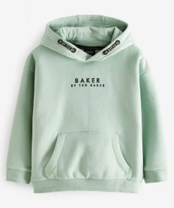 Baker By Ted Baker Green Hoodie