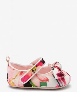 Baker By Ted Baker White Floral Mary Jane Padders