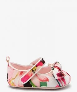 Baker By Ted Baker White Floral Mary Jane Padders -Baker by Ted Baker shop unnamed file 1338
