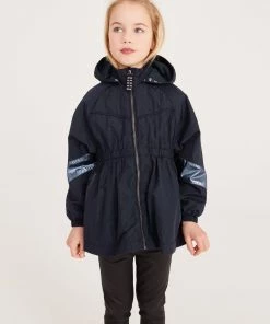 Baker By Ted Baker Navy Rain Mac Jacket