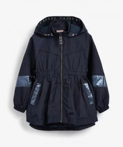 Baker By Ted Baker Navy Rain Mac Jacket -Baker by Ted Baker shop unnamed file 1346