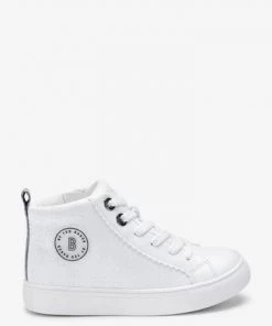 Baker By Ted Baker White High Top Trainers -Baker by Ted Baker shop unnamed file 1351