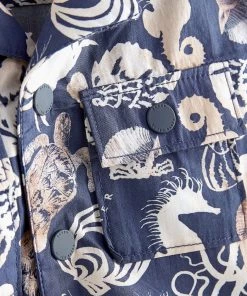 Baker By Ted Baker Navy Blue Shell All-Over Print Shirt 12 Baker By Ted Baker Navy Blue Shell All-Over Print Shirt -Baker by Ted Baker shop unnamed file 1357 scaled