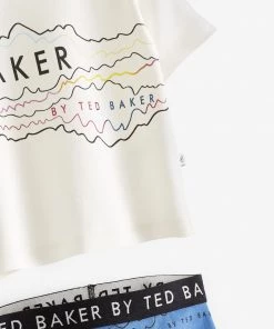 Baker By Ted Baker Blue Graphic T-Shirt And Leggings Set -Baker by Ted Baker shop unnamed file 138 scaled