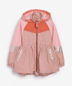 Baker By Ted Baker Pink Colourblock Rain Mac Jacket -Baker by Ted Baker shop unnamed file 1382 scaled