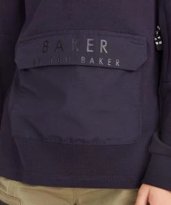 Baker By Ted Baker Long Sleeve Polo Shirt -Baker by Ted Baker shop unnamed file 1388 scaled