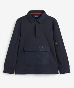 Baker By Ted Baker Long Sleeve Polo Shirt -Baker by Ted Baker shop unnamed file 1389 scaled