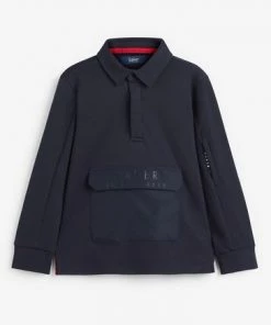 Baker By Ted Baker Long Sleeve Polo Shirt -Baker by Ted Baker shop unnamed file 1395