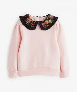 Baker By Ted Baker Pink Frill Collared Sweat Top 9 Baker By Ted Baker Pink Frill Collared Sweat Top -Baker by Ted Baker shop unnamed file 1405