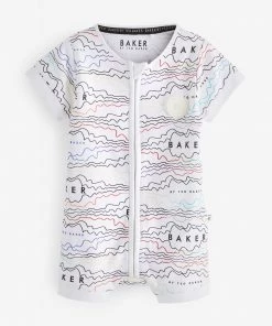 Baker By Ted Baker White Romper