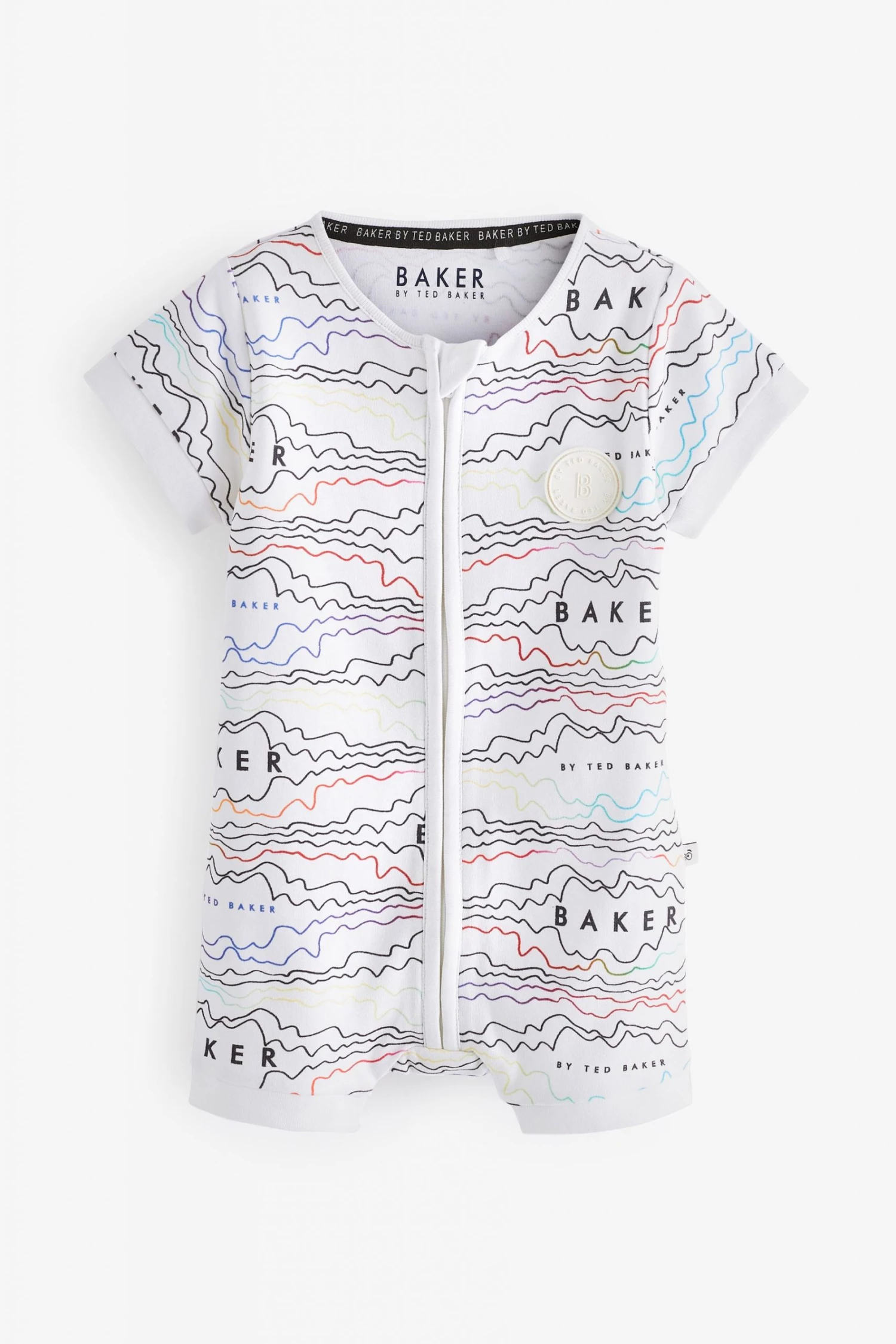 Baker By Ted Baker White Romper 1 Baker By Ted Baker White Romper