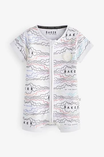 Baker By Ted Baker White Romper 4 Baker By Ted Baker White Romper - Image 4