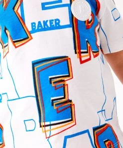 Baker By Ted Baker White Letter Print T-Shirt -Baker by Ted Baker shop unnamed file 1443 scaled