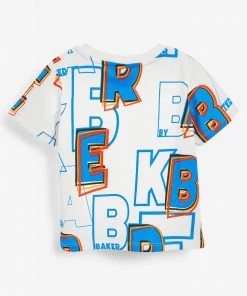 Baker By Ted Baker White Letter Print T-Shirt -Baker by Ted Baker shop unnamed file 1445 scaled