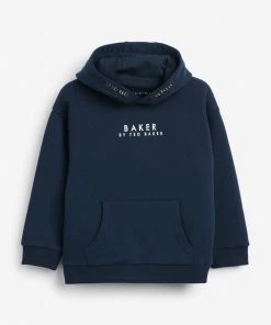 Baker By Ted Baker Overhead Hoodie Pink -Baker by Ted Baker shop unnamed file 1469 scaled