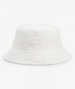 Baker By Ted Baker White Broderie Bucket Hat -Baker by Ted Baker shop unnamed file 1495